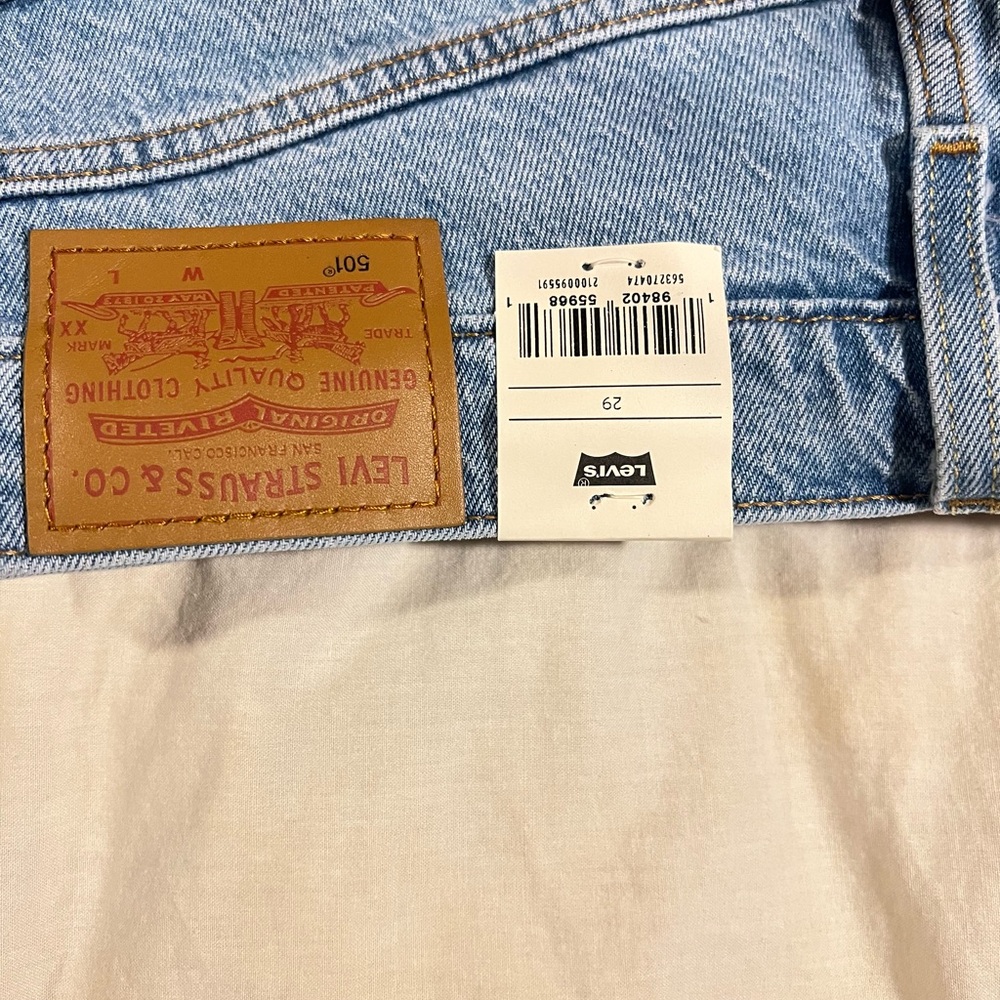Levi's Blue Denim Overalls Timeless Design - Picture 4 of 5